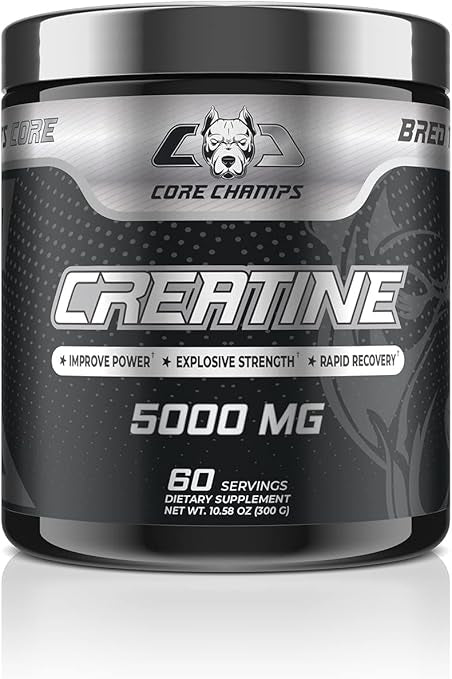 Core Champs Creatine Monohydrate 5000mg 60 Servings